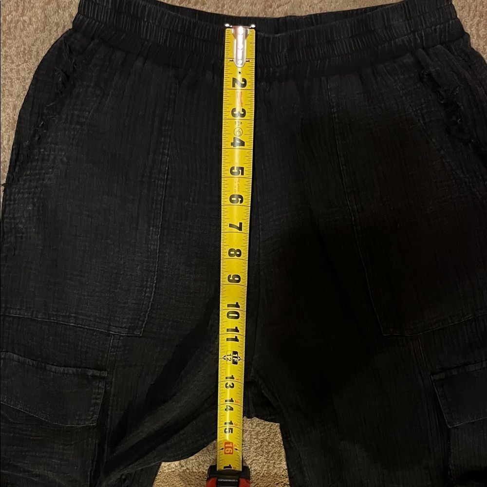 Umgee Black Cargo Pants for Women - Picture 10 of 11